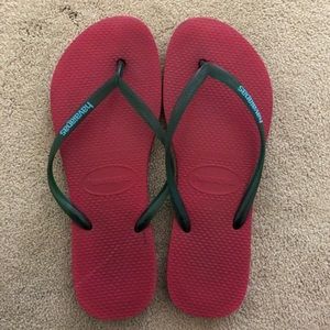3 for $15🌸 Havaianas pink flip flop